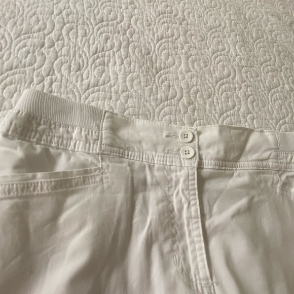 Karen Scott Classic White Skort Stretch Waistband 2 Pockets Size 6 - Picture 7 of 12